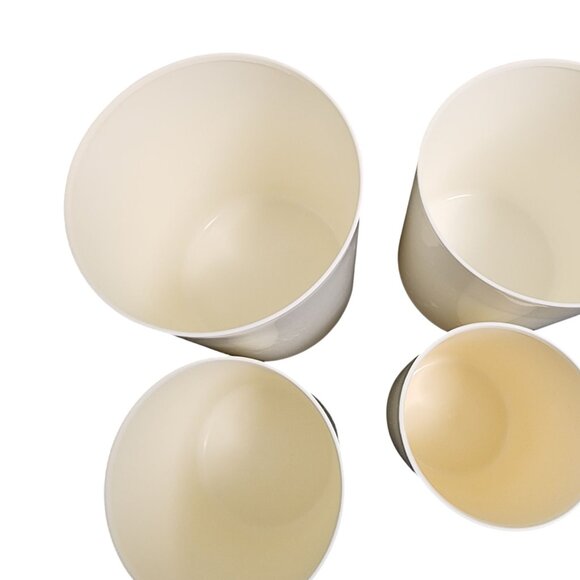 Vintage Tupperware Canister Set With Green Lids - Picture 3 of 3